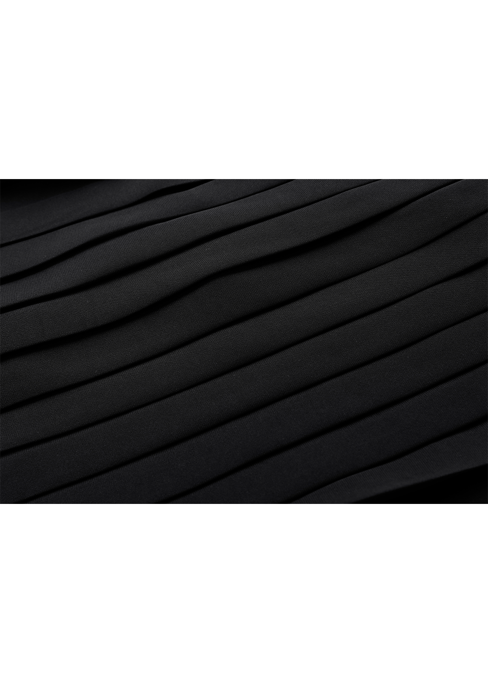 SALAZIA Black Acetate Blend Short-Sleeve Dresses