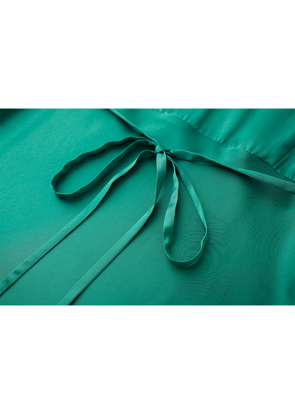 SALAZIA Emerald Green Acetate Blend Dresses