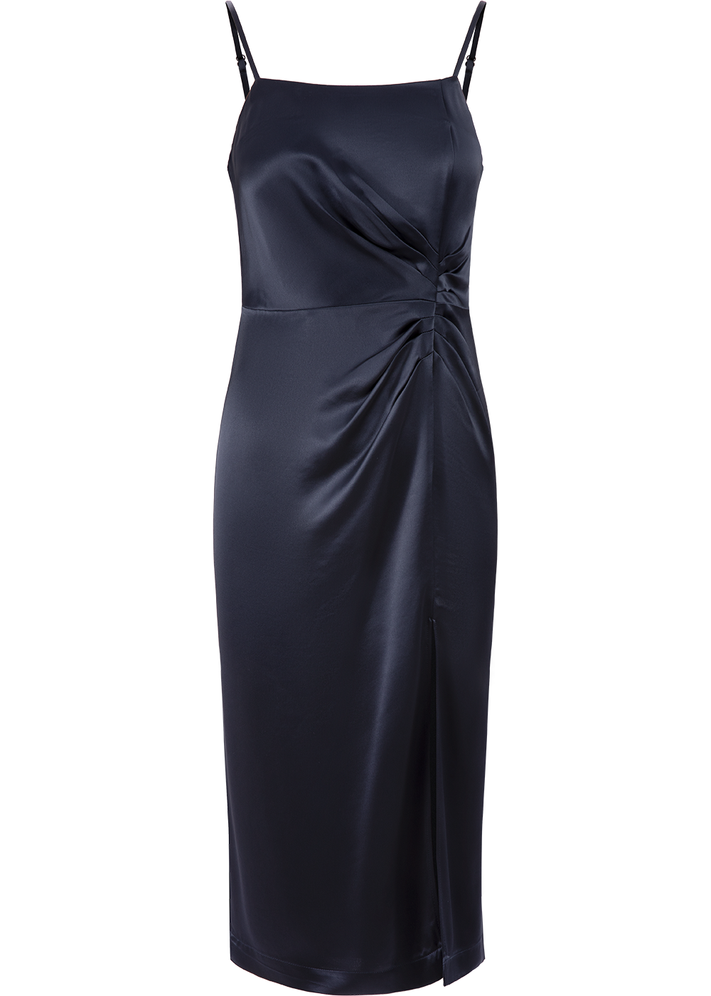 SALAZIA Deep Blue Acrylic Blend Mini Dresses