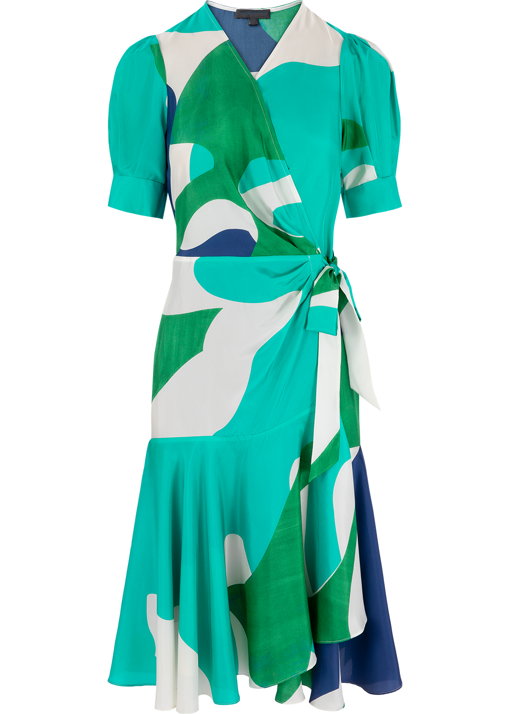 SALAZIA Oasis Green Silk Dresses