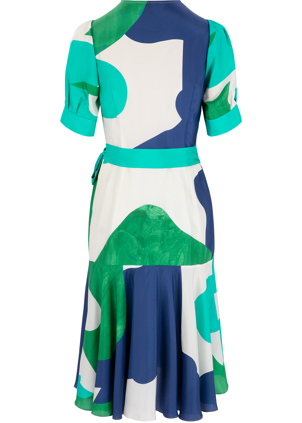 SALAZIA Oasis Green Silk Dresses
