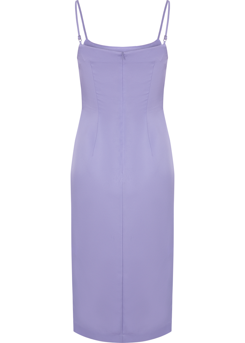 SALAZIA Lavender Purple Acetate Blend Dresses