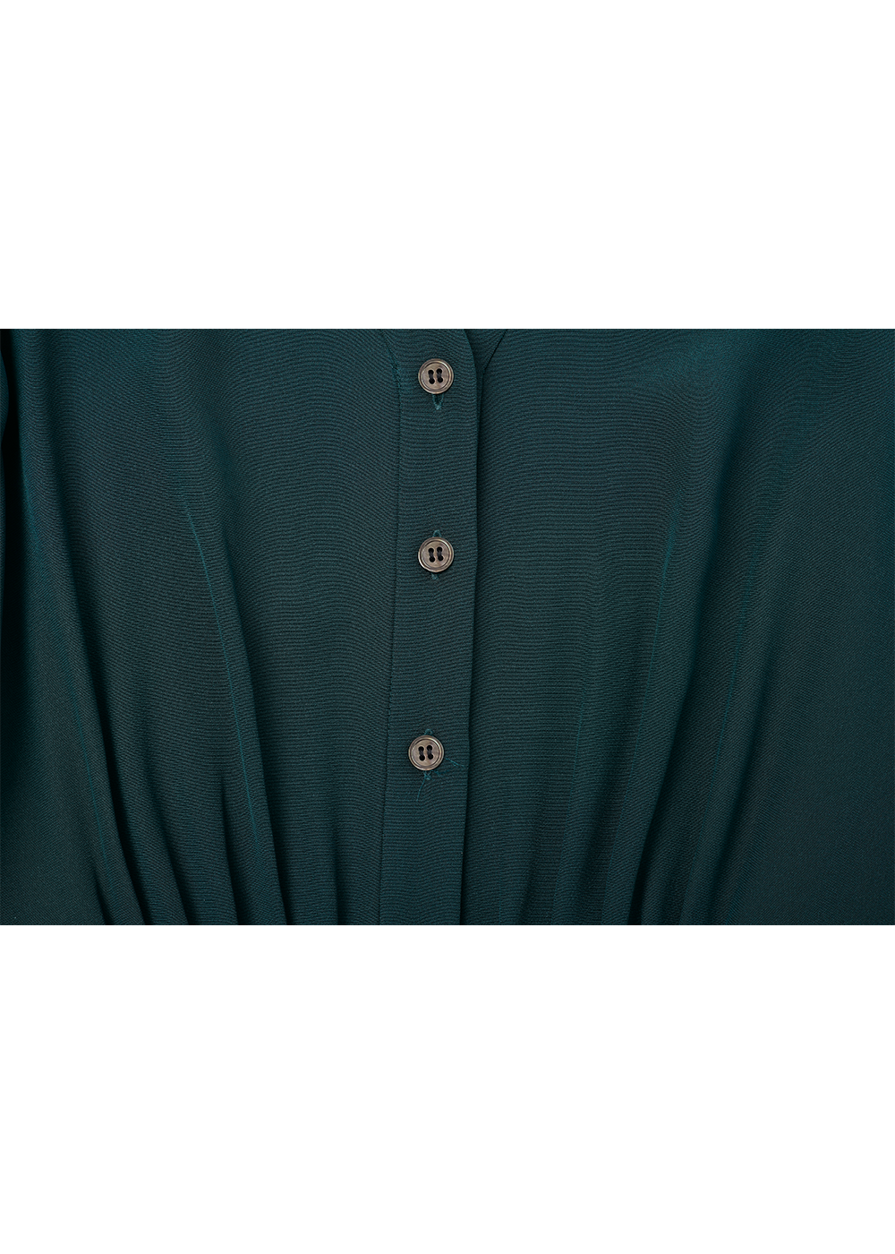 SALAZIA Dark Green Acetate Blend Dresses