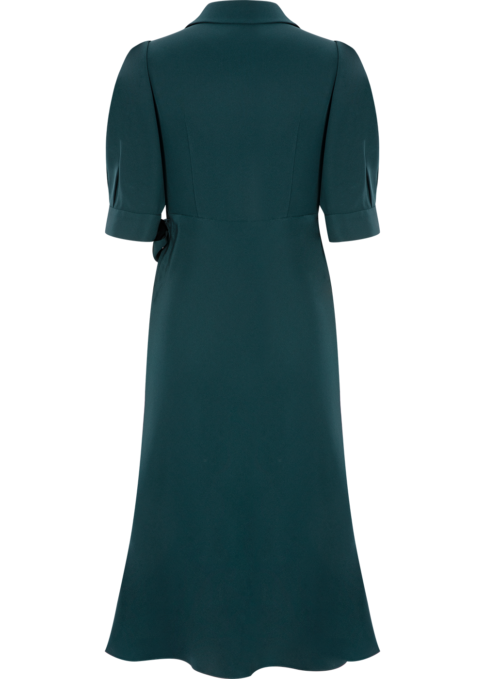 SALAZIA Dark Green Acetate Blend Dresses
