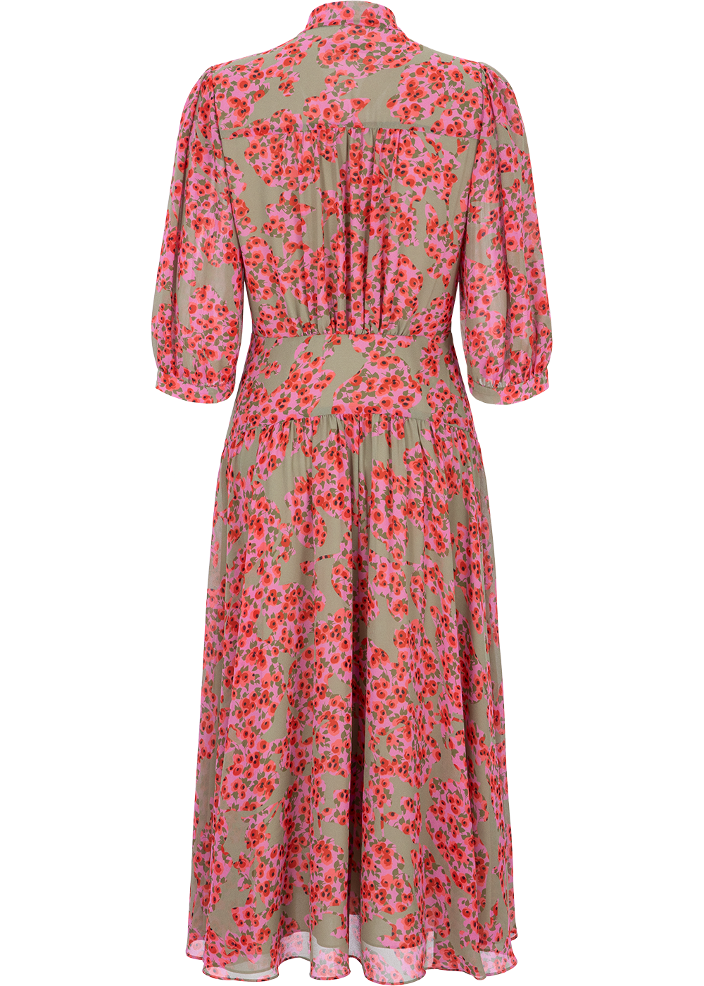 SALAZIA Red-Grey Secret Garden Dresses