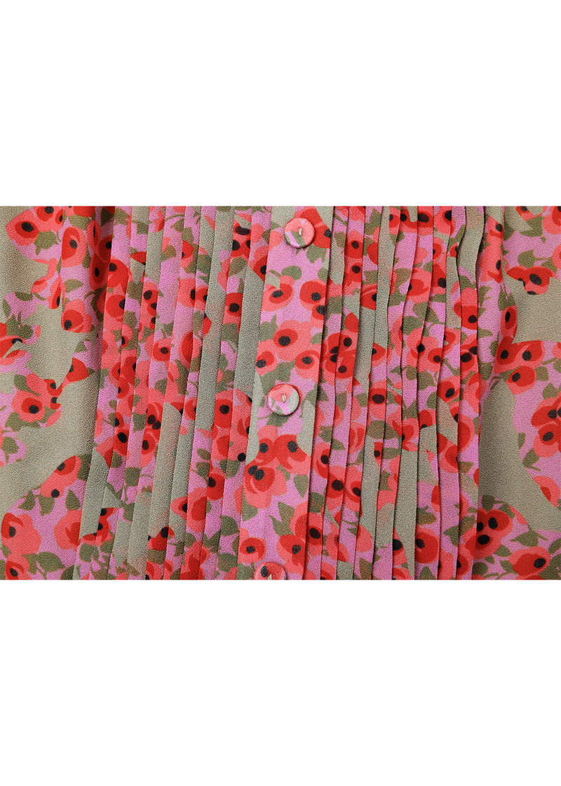 SALAZIA Red-Grey Secret Garden Dresses