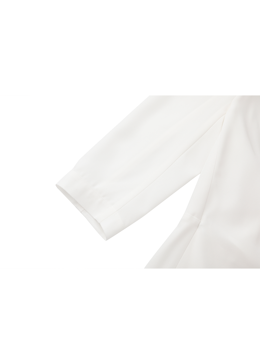 SALAZIA White Acetate Blend Long-Sleeve Dresses