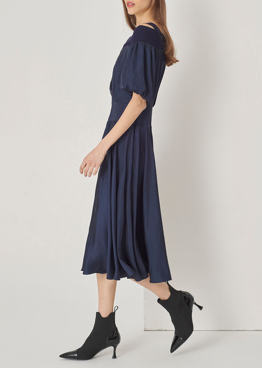 SALAZIA Deep Blue Structured Dresses