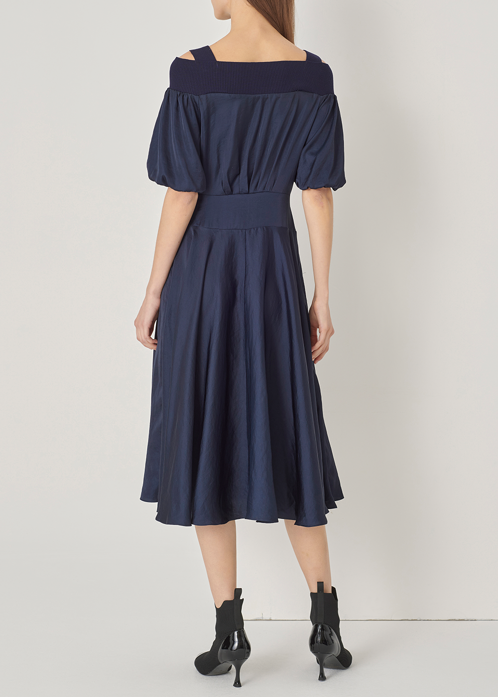 SALAZIA Deep Blue Structured Dresses