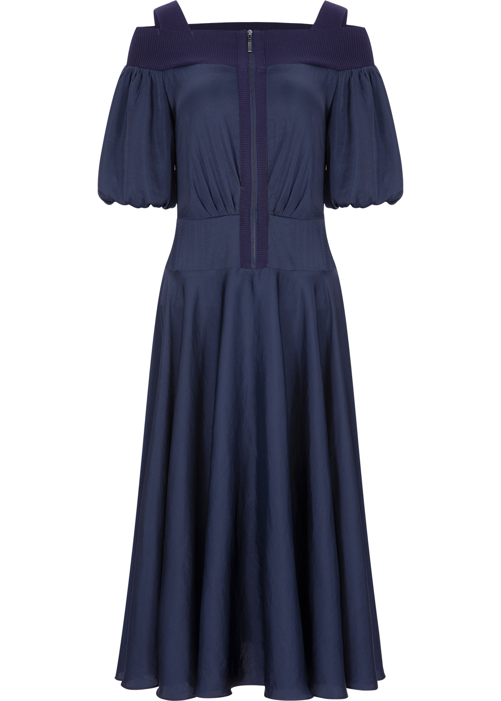 SALAZIA Deep Blue Structured Dresses