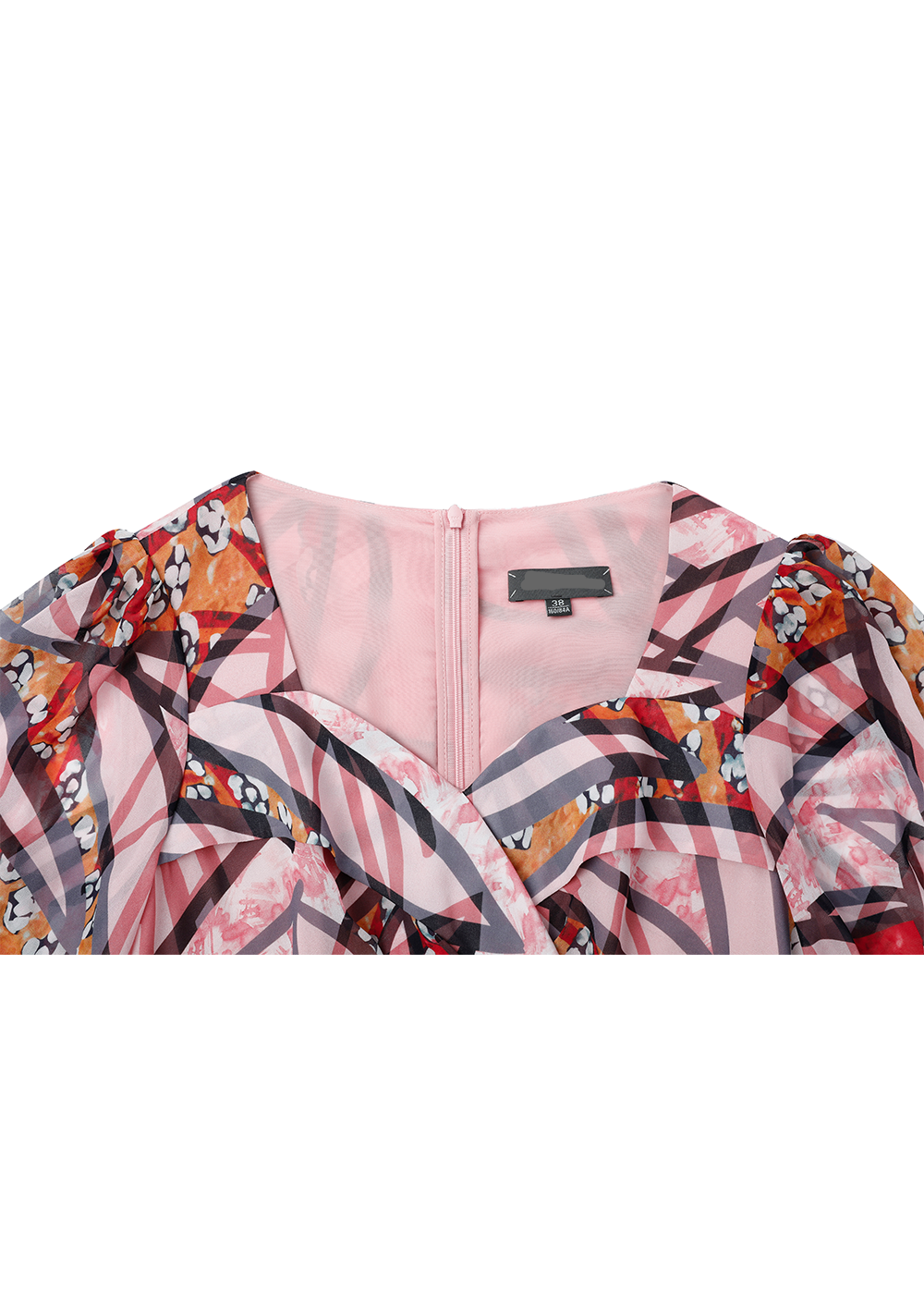 SALAZIA Honey Pink Floral Midi Dresses