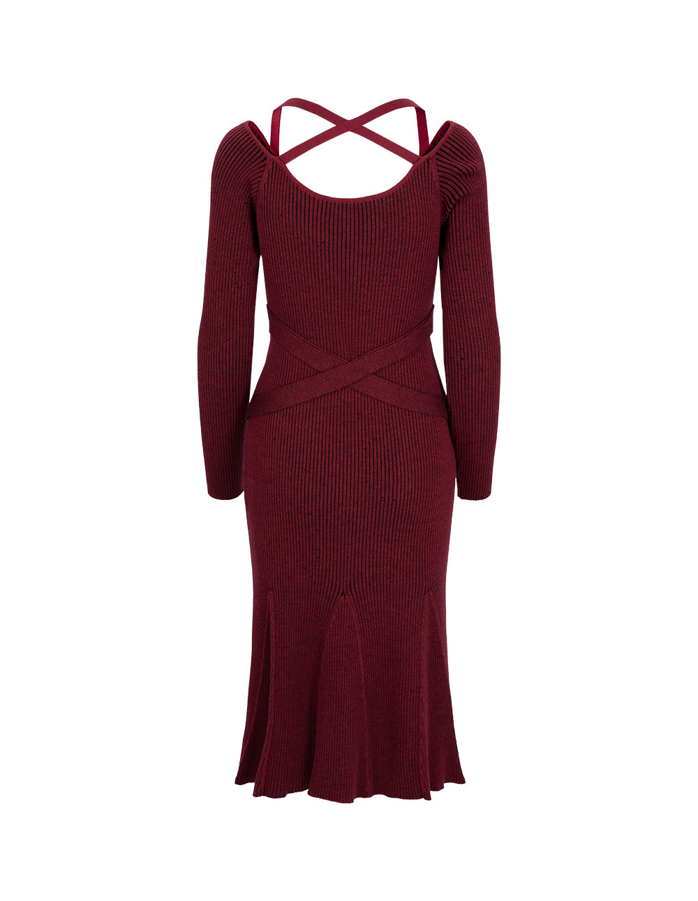SALAZIA Burgundy Cameo Dresses