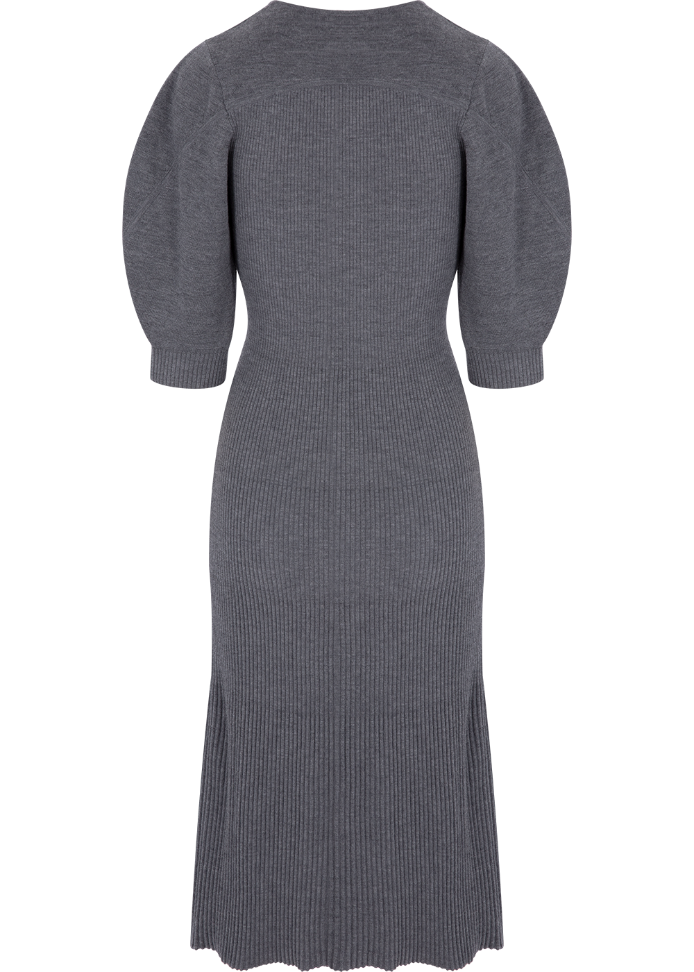 SALAZIA Grey Wool Blend Knit Dresses