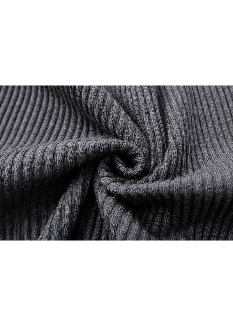 SALAZIA Grey Wool Blend Knit Dresses