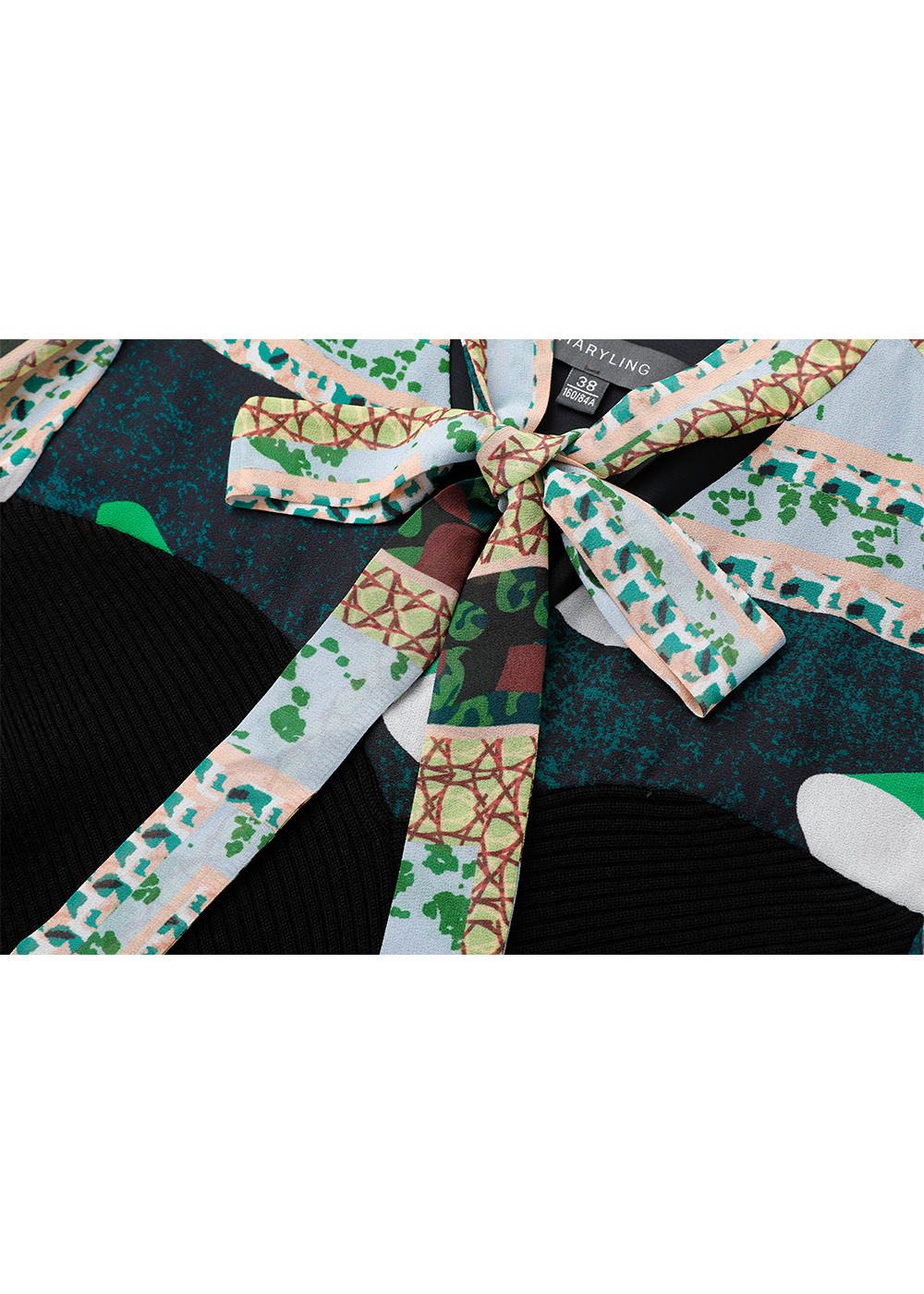 SALAZIA Green Forest Wool-Blend Dresses