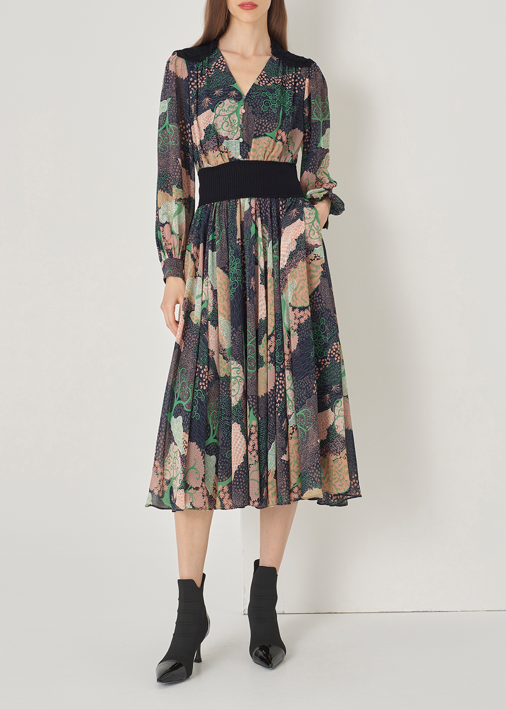 SALAZIA Enchanted Forest Green Dresses