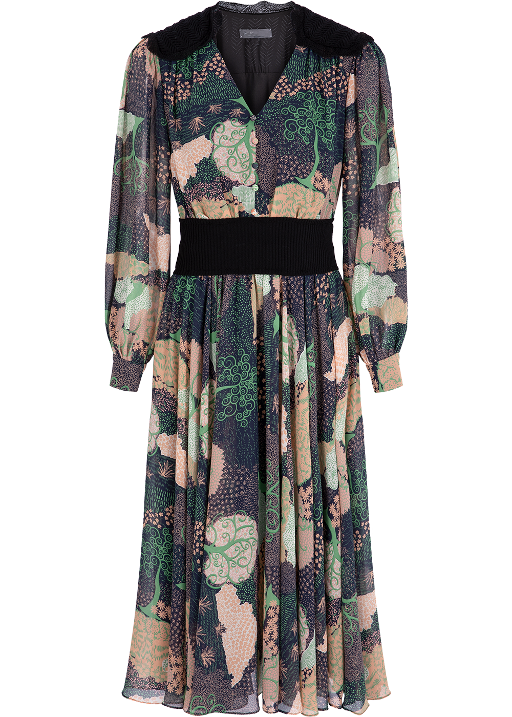 SALAZIA Enchanted Forest Green Dresses