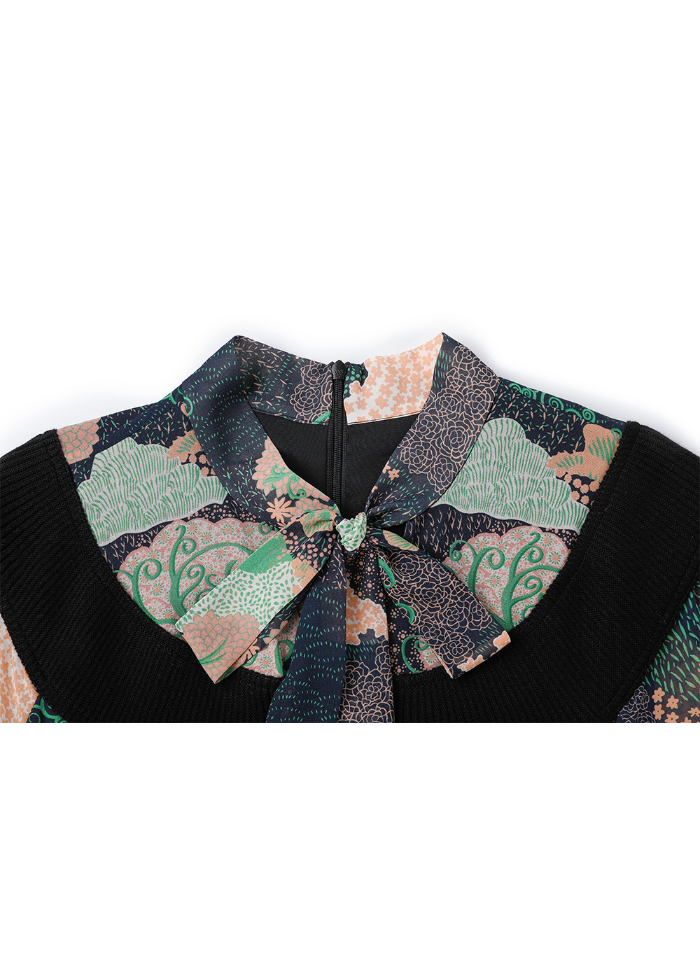 SALAZIA Enchanted Forest Green Drop-Shoulder Dresses