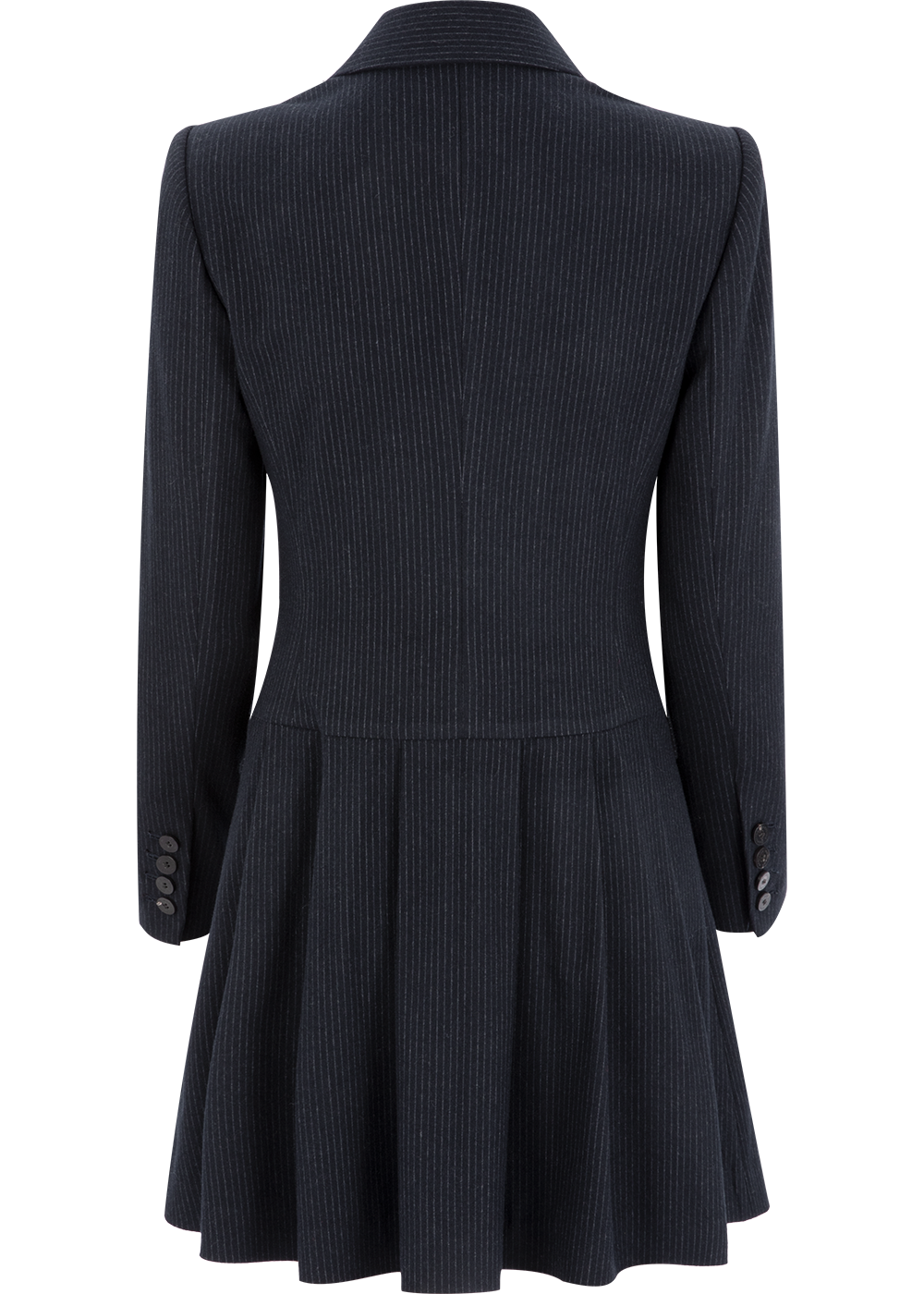 SALAZIA Deep Blue Stripe Blend Dresses