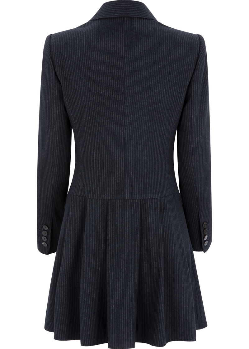 SALAZIA Deep Blue Stripe Blend Dresses