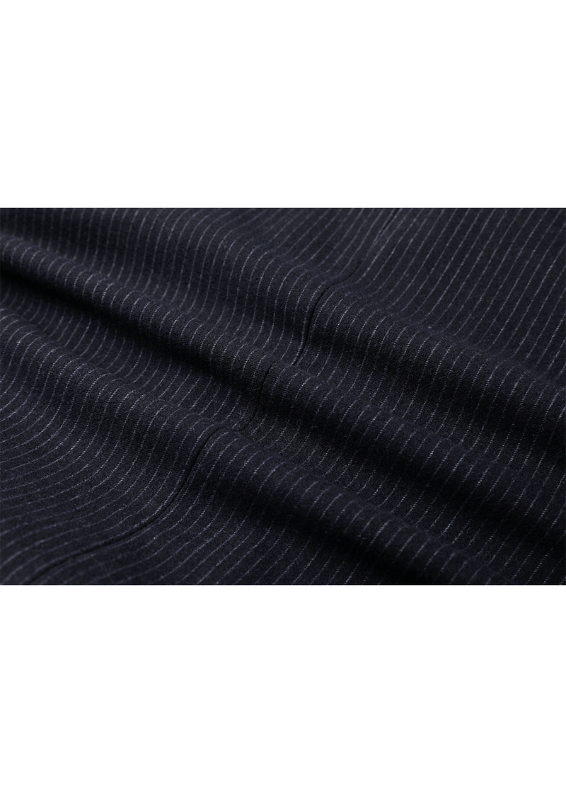 SALAZIA Deep Blue Stripe Blend Dresses