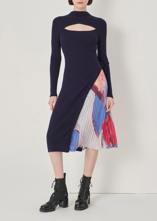 SALAZIA Starlight Marble Wool Blend Dresses