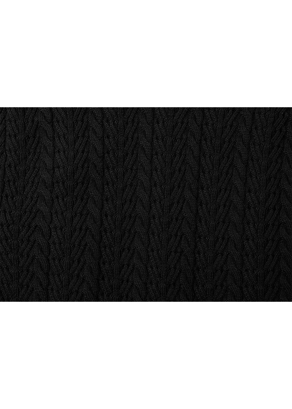 SALAZIA Black Wool Blend Long-Sleeve Dresses