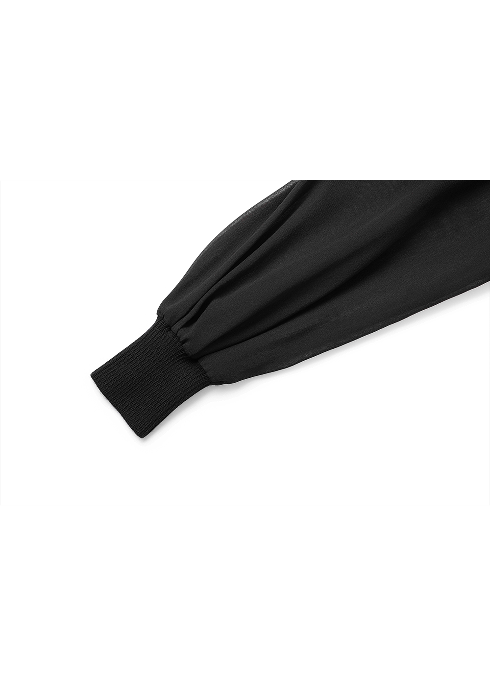 SALAZIA Black Triacetate-Wool Blend Dresses