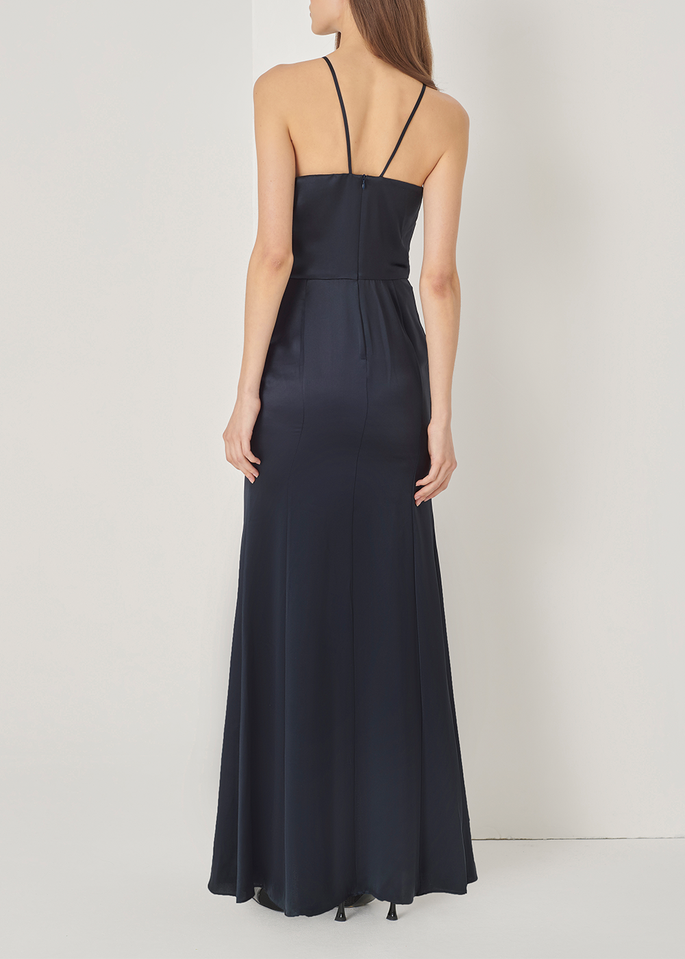 SALAZIA Deep Blue Acetate Blend Maxi Dresses