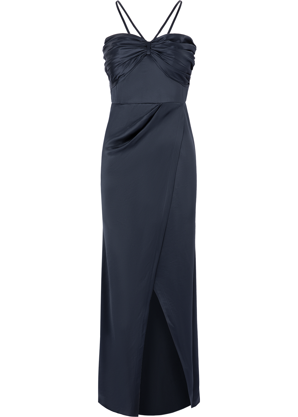 SALAZIA Deep Blue Acetate Blend Maxi Dresses