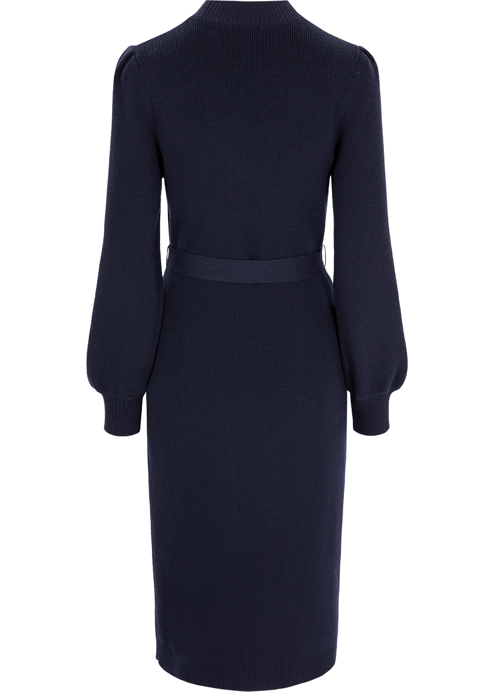 SALAZIA Deep Blue Wool Blend Knit Dresses