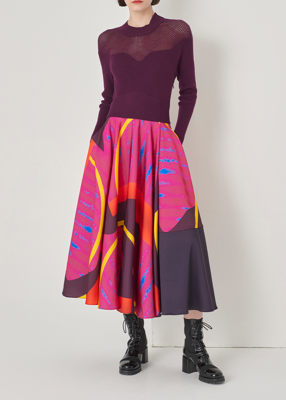 SALAZIA Neon Colorblock Dresses