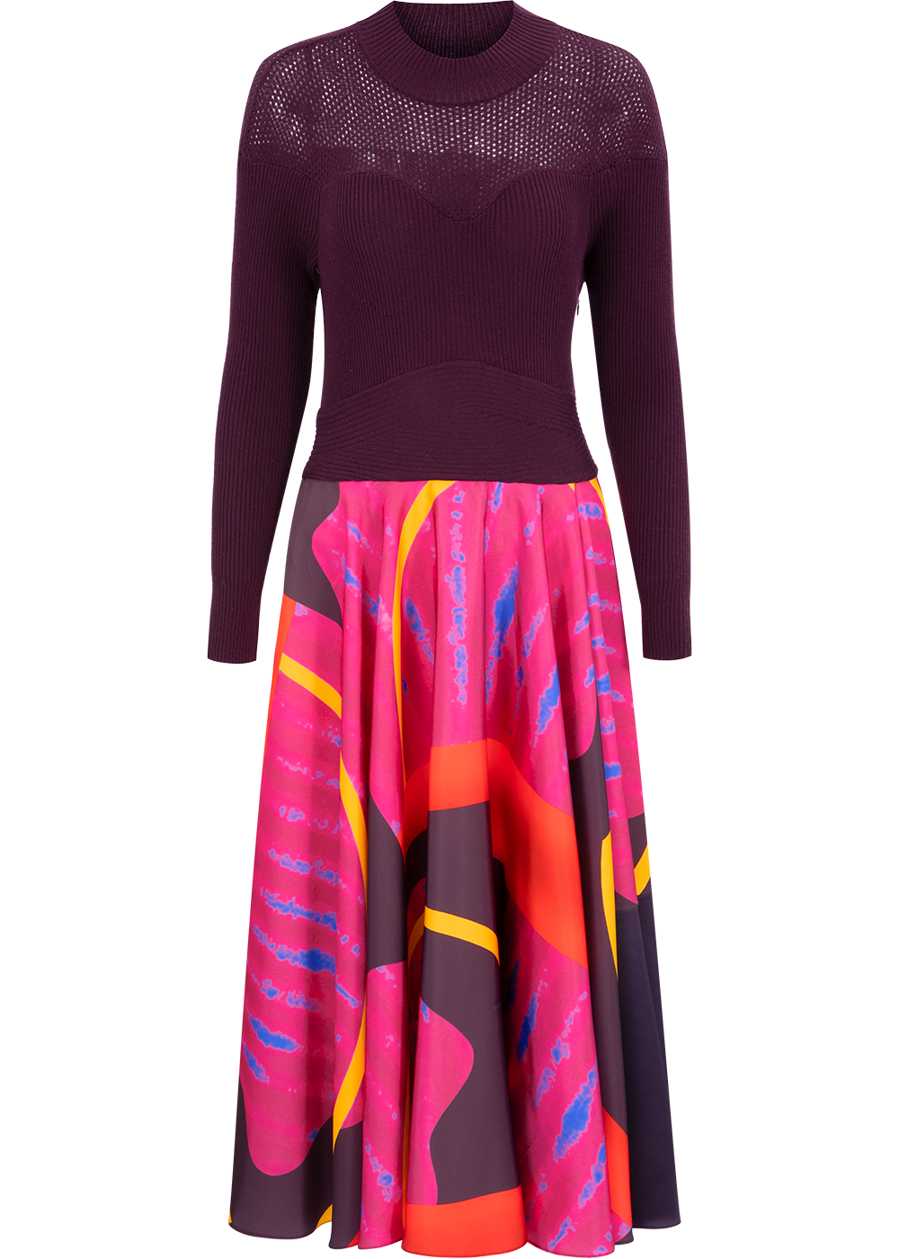 SALAZIA Neon Colorblock Dresses