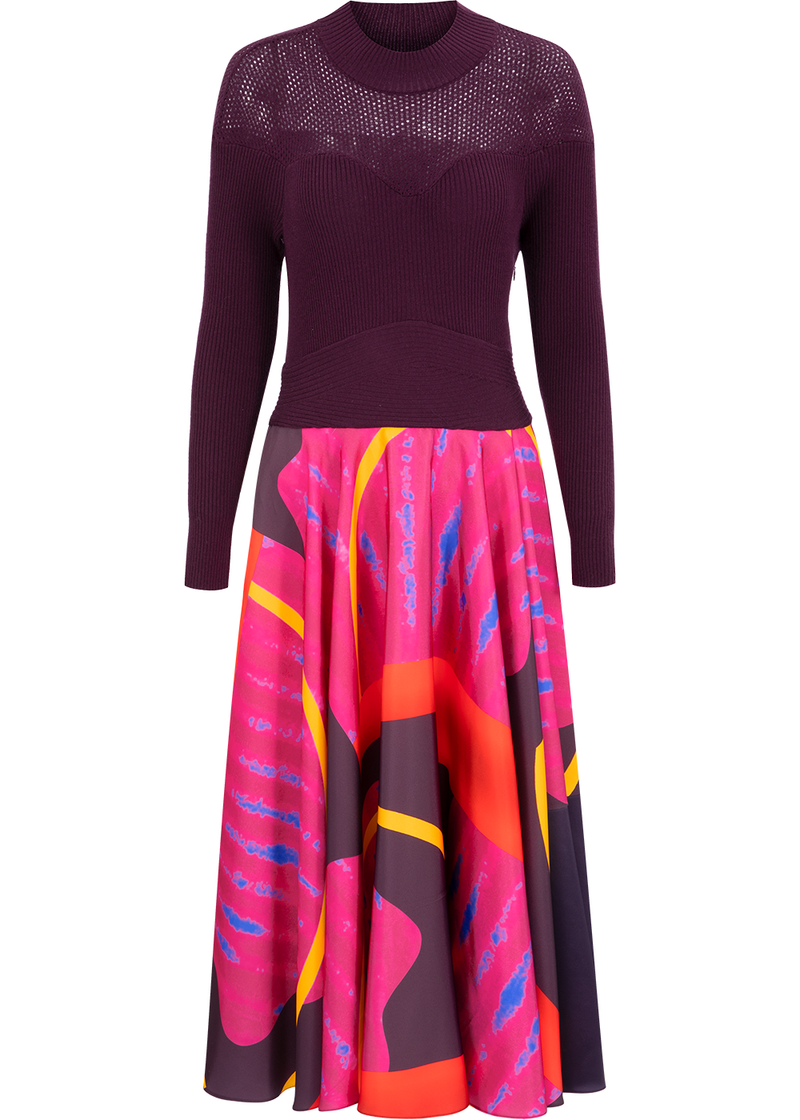 SALAZIA Neon Colorblock Dresses