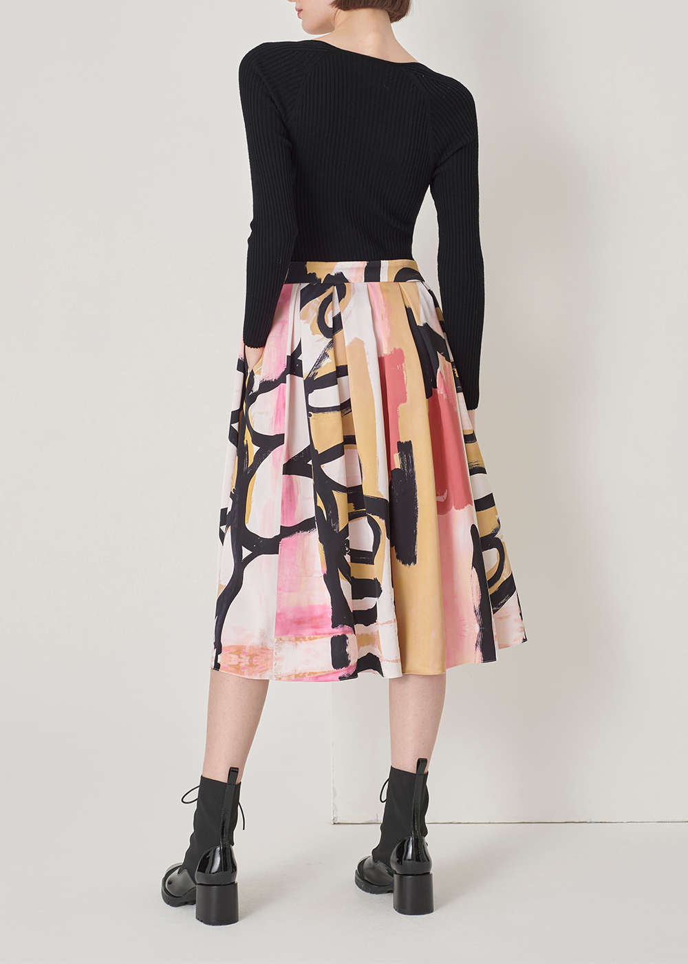 SALAZIA Pink Noir Doodle Dresses