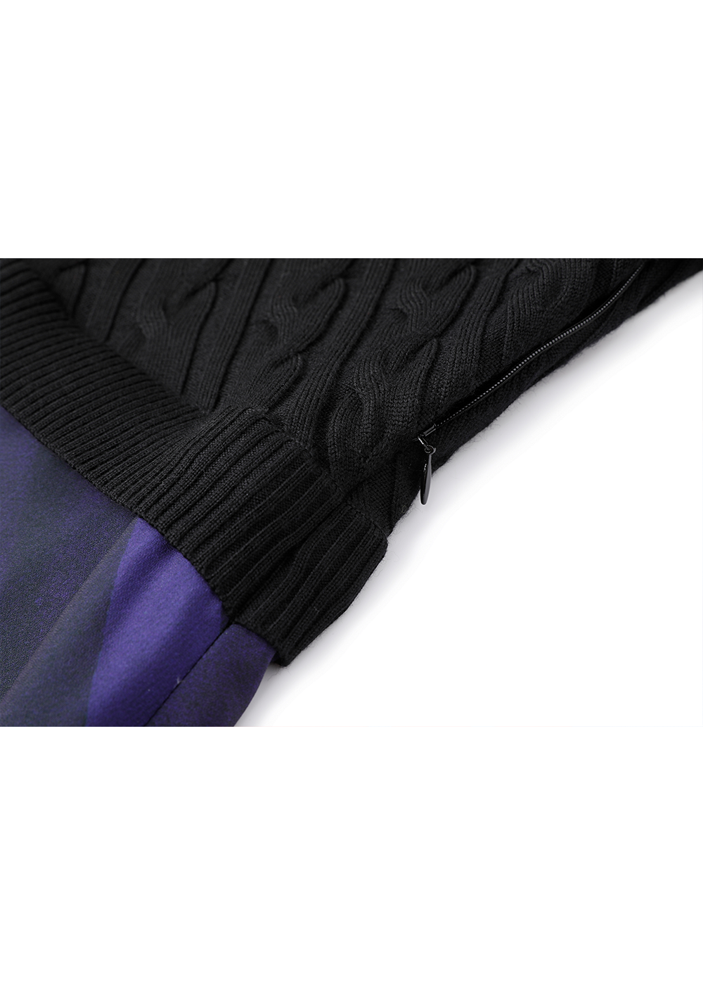 SALAZIA Deep Blue Art Collage Stretch Dresses