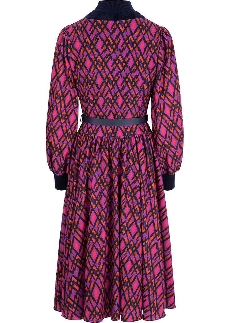 SALAZIA Mulberry Plaid Dresses