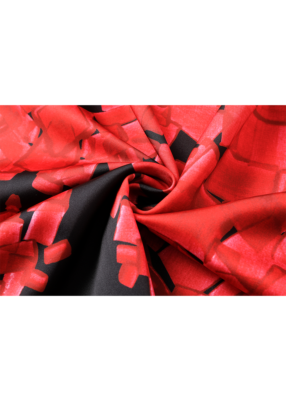 SALAZIA Red Block Print Dresses