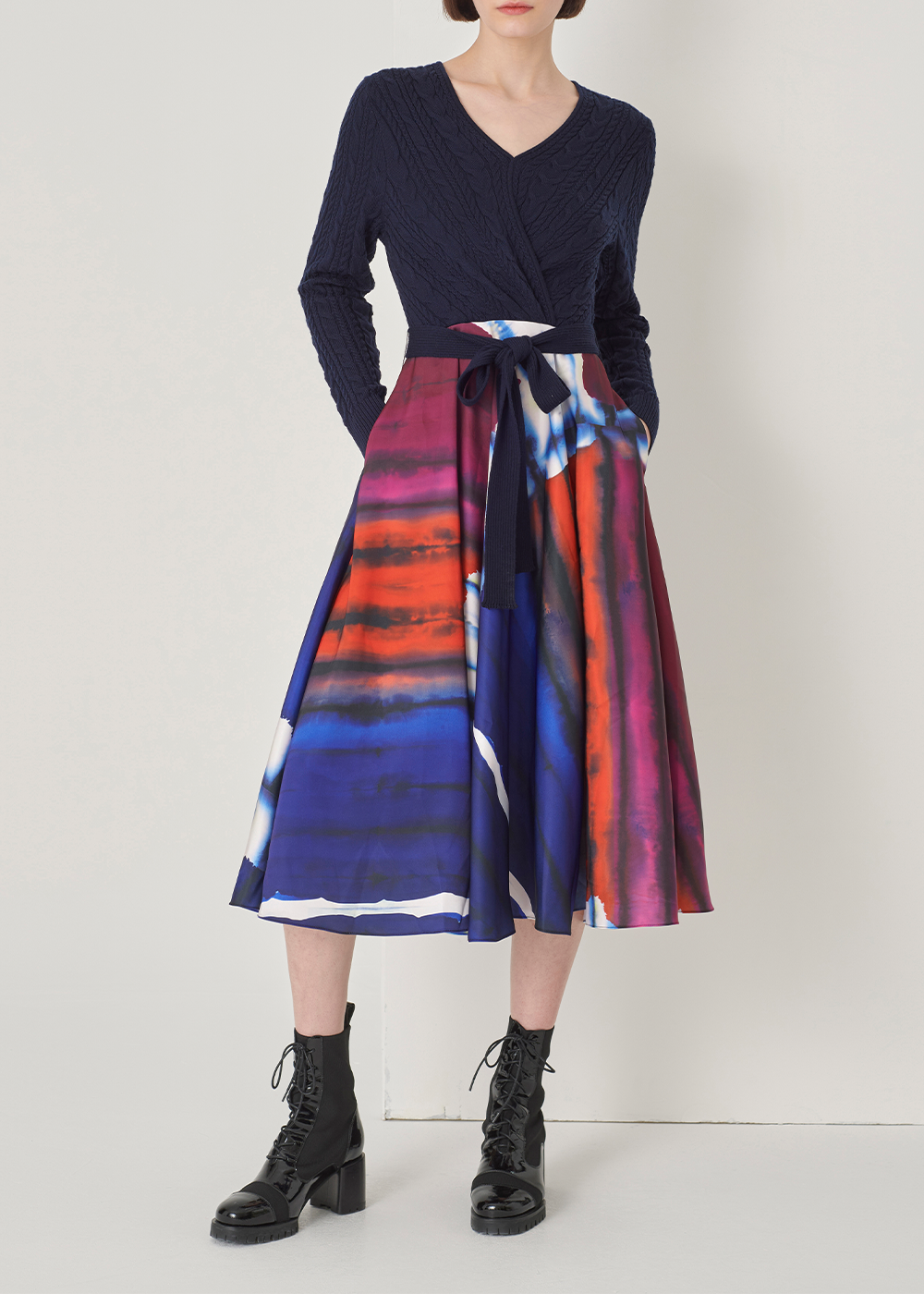 SALAZIA Blue Haze Dip-Dye Dresses