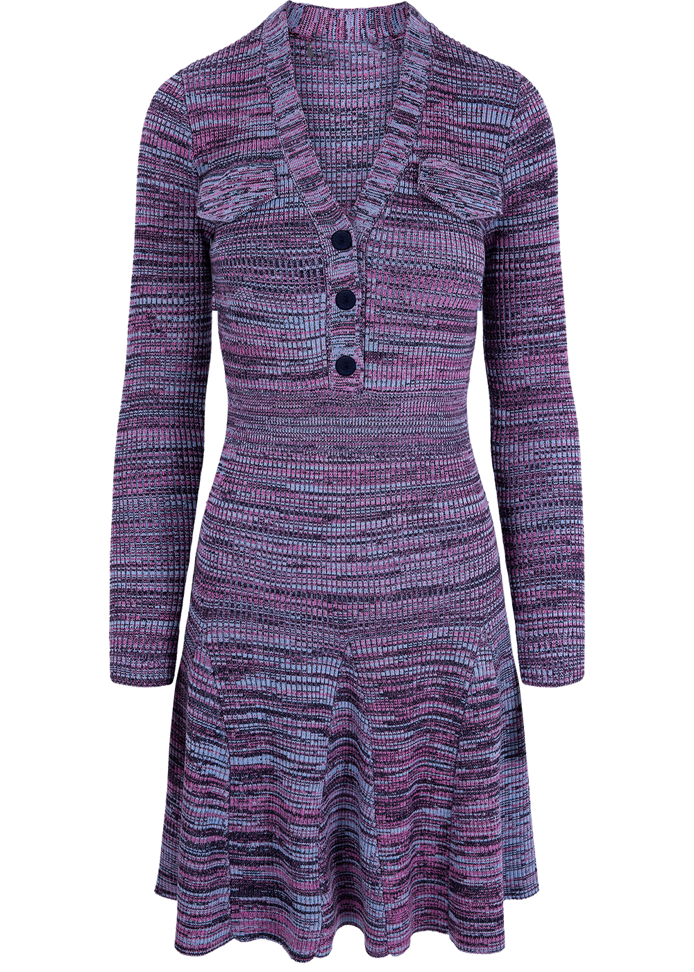 SALAZIA Lavender Purple Wool Knit Dresses