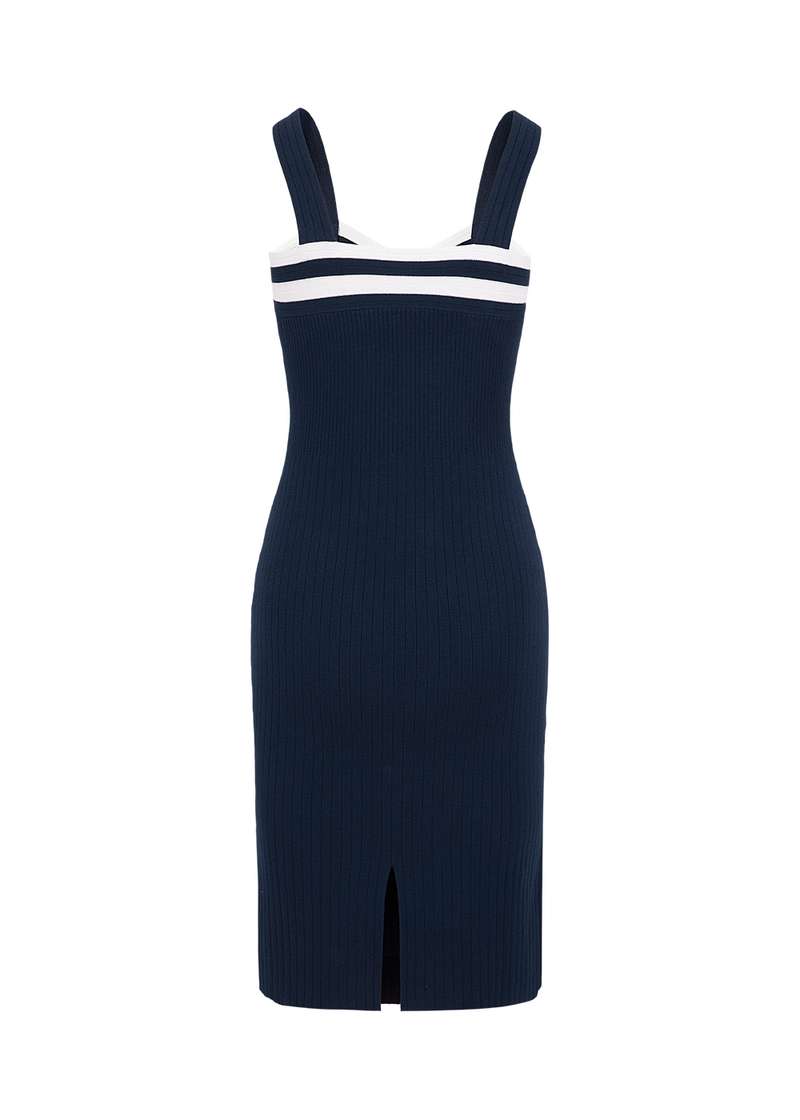 SALAZIA Deep Navy Slip Dresses