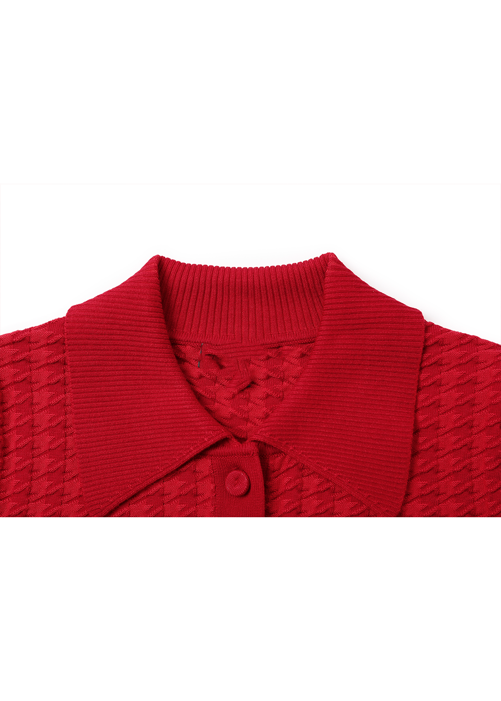 SALAZIA Bright Red Viscose Knit Dresses