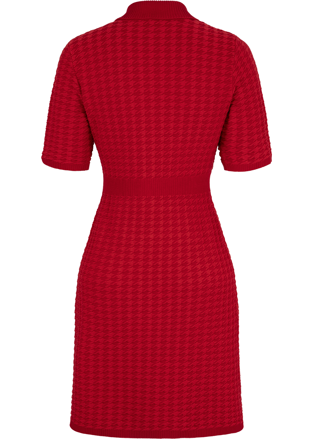 SALAZIA Bright Red Viscose Knit Dresses