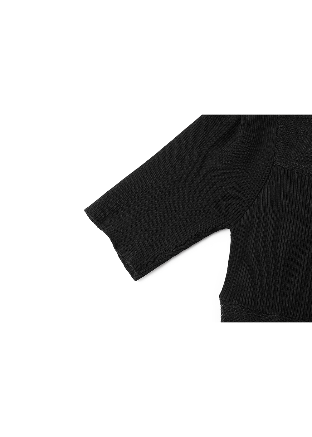 SALAZIA Black Regenerated Cellulose Blend Knit Dresses