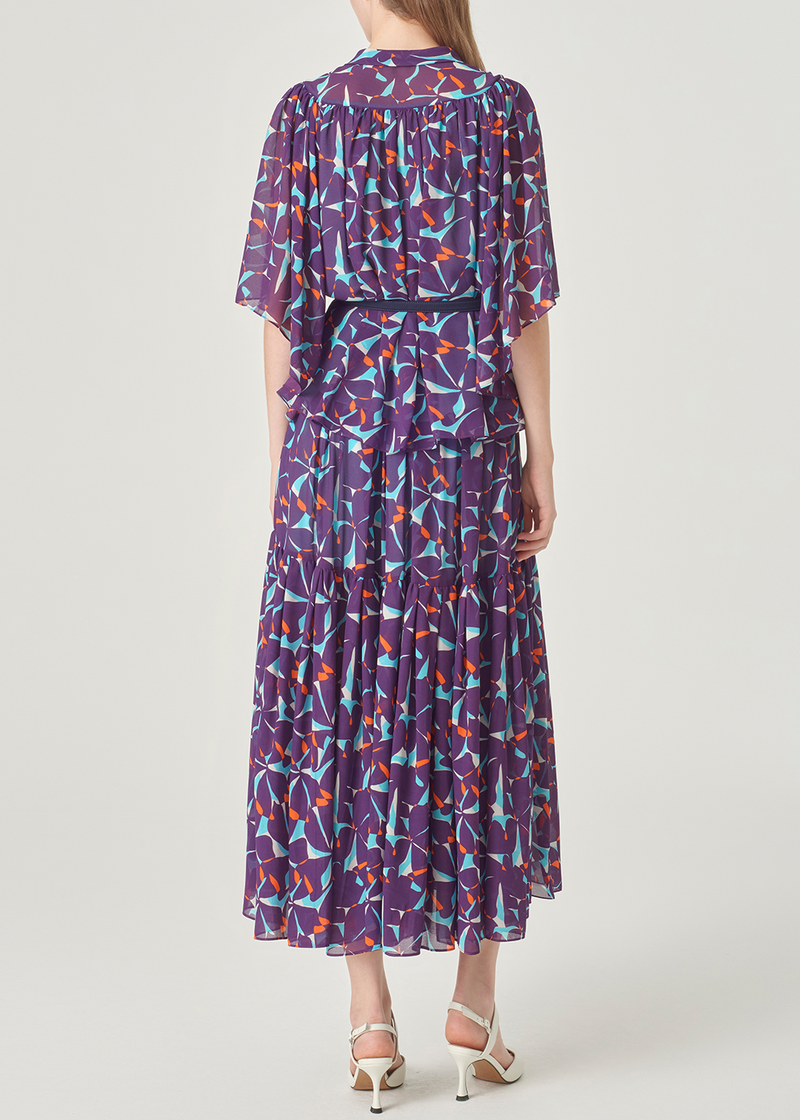 SALAZIA Bauhinia Print Blouses