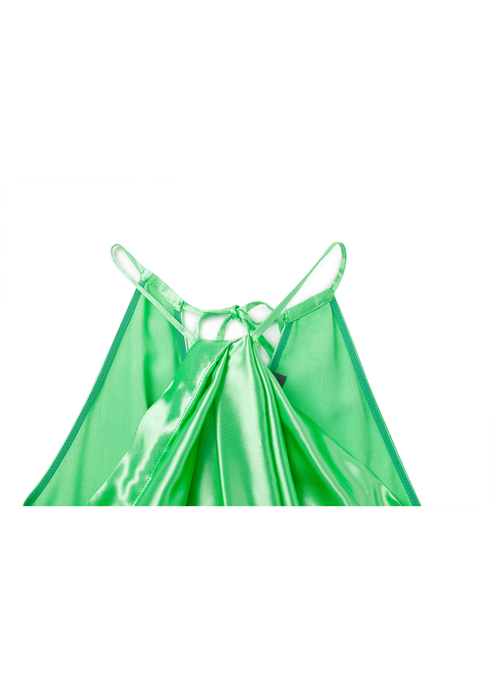 SALAZIA Flowing Water Green Viscose Dresses