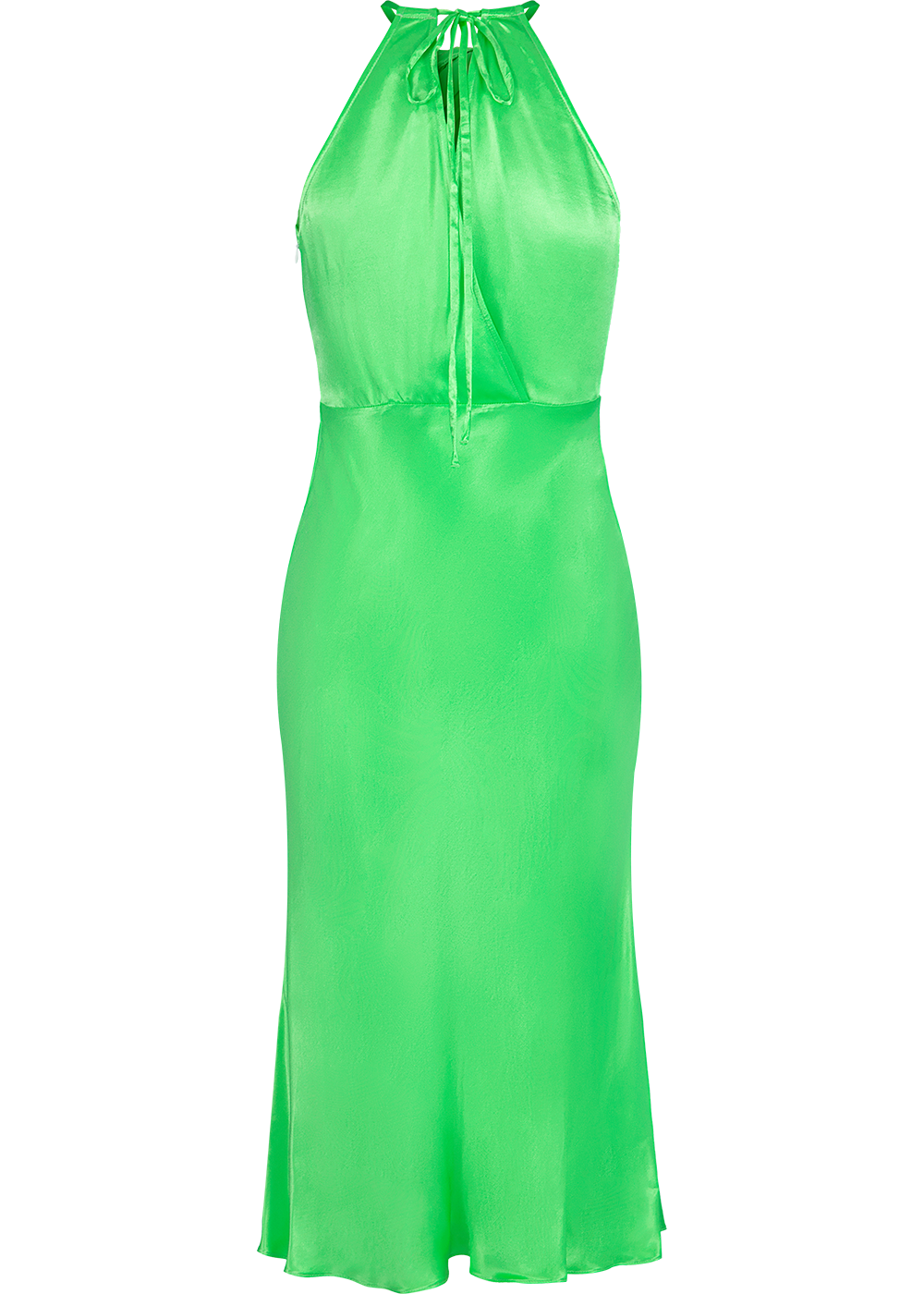SALAZIA Flowing Water Green Viscose Dresses