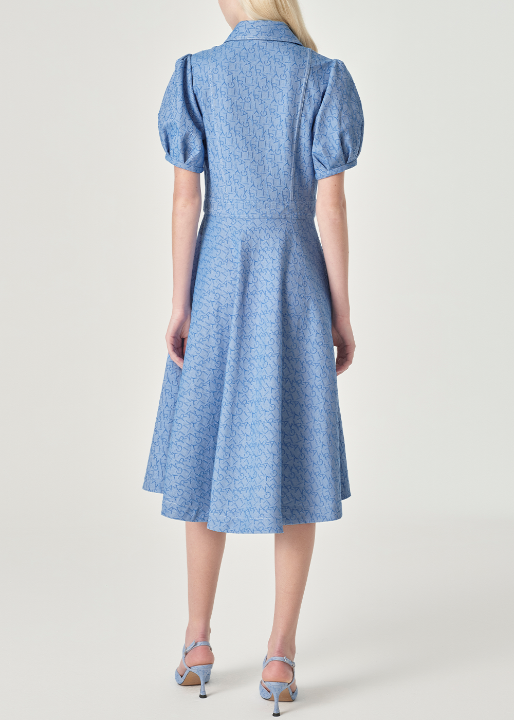SALAZIA Denim Blue Cotton Dresses