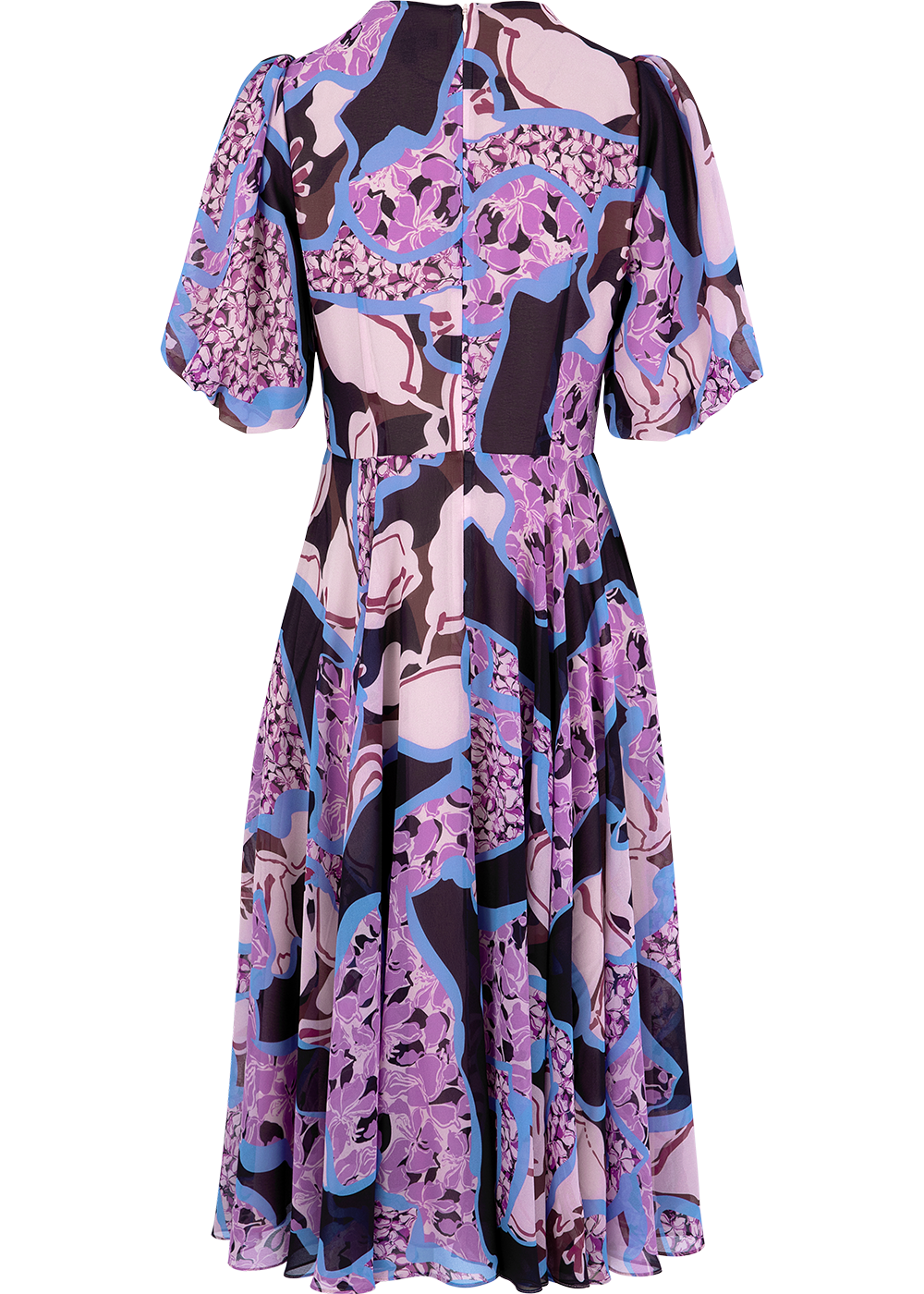SALAZIA Pink Artistic Floral Dresses