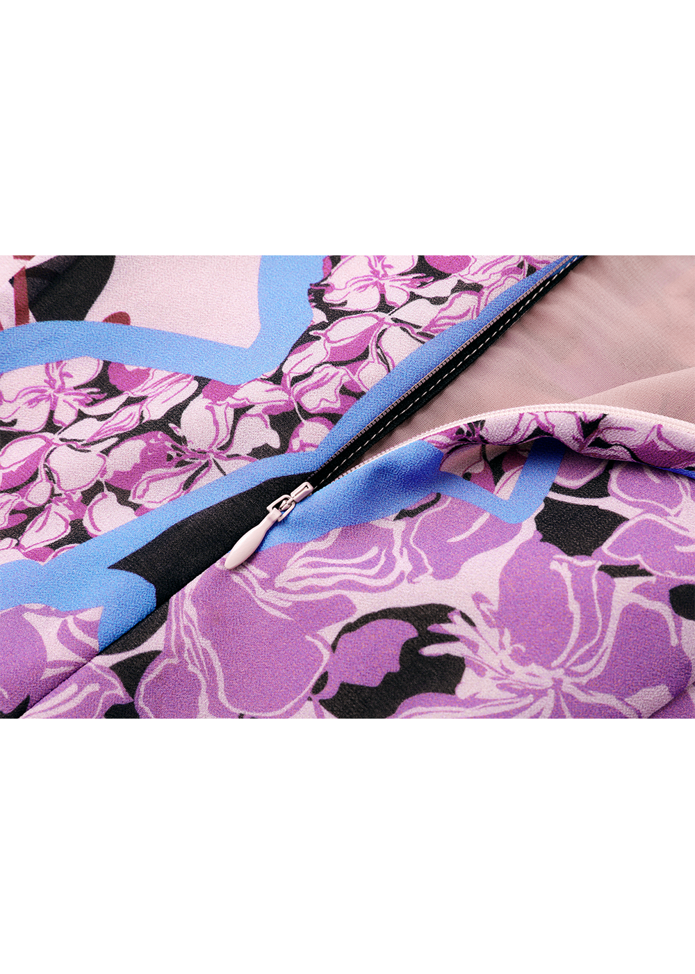 SALAZIA Pink Artistic Floral Dresses